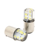 100pcs T25 3157 7443 스트로브 플래시 깜박임 12 SMD LED 실리콘 후진 조명 브레이크 라이트 주차 램프 레드 : 세령무역9