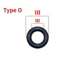 타이어 분할 기계 액세서리 10mm 타이로드 공압 밸브 씰 발 5방향 씰 O-링 : TradeBulk