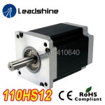 Leadshine 110HS12 2 상 NEMA 42 하이브리드 스테퍼 모터 12 N m 6 A 길이 115 mm 샤프트 19 : 04-ssparts-b