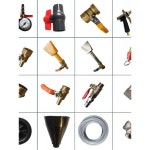 분무기약대 스프레이건 농약 노즐 원예 약대 멀티 권선기 감응형 분사 농업용 부채형 출수 엘보 : 모듈러바