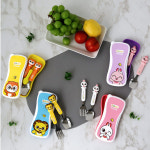 에디슨수저세트 입체 키즈 스푼 포크 어린이집수저세트 : 쎌마루