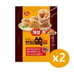 동원 한입쏙 김치 만두 미니 392g x 2봉 : 뚱이네만물상