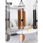 파이프 윈드 차임 풍경소리 우드 윈드벨 집들이 차임벨 현관 벽걸이 명상 인테리어 : 지-브로스