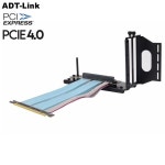고속 PCIe 라이저 케이블 4.0 X16 Express 익스텐더 수직 그래픽 카드 장착용 90도 GUP : 에스물류1