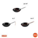 이뮤사 LCI-19006 경주철 프리시즌 소트 스틸 9.5인치 팬 손잡이 비스틱 스테인리 : 포레인트