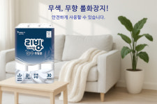 리빙 더 순수 3겹 안심 무형광 삼정펄프 데코 롤휴지 25m, 30롤, 1팩 : 동그리나라