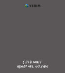 예림임업 인테리어필름 하임 Heim 솔리드 슈퍼매트 HSM07 매트 다크그레이 1M 단위 구매 : 태창종합목재