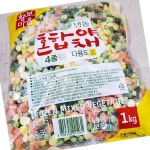 황보마을 혼합 야채 4종 샐러드용 1kg 식자재 채소 샐러드 요리 : 정결식자재