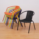 야외 의자 테라스 인조 호텔 야외의자 인테리어 카페 수영장 철제 펜션 : 달려라직구87