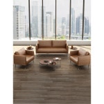 대표실 쇼파 사장실 대기의자 부동산 진료실 가죽쇼파 소파세트 100cm 1 1m/색상 동그란 티 테이블 [설산백] : 모듈러트랙