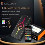 ARGB 허브 5V 3PIN  4PIN PWM 팬 컨트롤러 PC/컴퓨터 케이스와 동기화됨 라이트 하단 자기 원격 제어 포함 : 일등배송