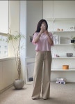 리리끄 코튼 루즈탑 크롭티521 : 라지니샵
