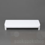 4단 높이조절 모니터받침대 화이트 PC받침 거북목예방 : 쑥쑥추천샵