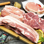 삼겹살 듀록 오겹살 듀록 목살 프렌치랙 흑 돼지 삼겹살 흑 돼지 오겹살 돼지토마호크 돈마호크 뼈 삼겹 살 미박삼겹살 : 춘복상회 보따리장수