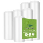 VacYaYa 6 롤 15cm (1) 및 20cm (3) 및 28cm (2) x 6m 음식용 진공 봉투, 음식용 진공 봉투, 음식용 진공 봉투, BPA 프리 : 세천마켓