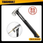 TOUGHBUILT TB-H1-1R-S18 강철 립 해머 16 OZ 매끄러운 표면 플라스틱 미끄럼 방지 핸들 클로 : 다운 상사