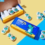 리빙디노 코인 타월 티슈 비치 해변 운동 여행 워터파크 2박스50매 : 리빙 디노