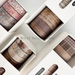 8ROLLS 스크랩북 배경 테이프 빈티지 장식 테이프 노트북 저널 87HC : WorldBulkDirec