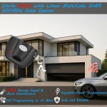 교체 차고 MCS3070 리모컨 오프너 3060 300MHz 2 MCS308911 MCS306010 멀티코드 딥 3070 스위치 게이트 10 3089 308911 리니어 : 09창고