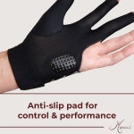 위한 글러브 스트로크 안전한 스트로크를 부드러운 당구 있는 엘리트 그립감과 미끄럼방지 : 토탈이커20