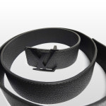 루이비통 산툴레 남성 리버서블 벨트 블랙 40mm 100cm M0109 : 중고명품 노블리체