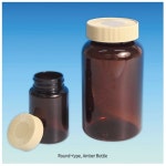 DH Bot3301A Bottle pet, round, amber 25ml 648/Cs 대 : 탑티어랩