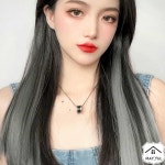 메이율 그라데이션 브릿지 헤어피스 5p세트 단발헤어피스 붙임머리셀프 : MayYul Shop