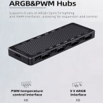 TEUCER 1-8 채널 ARGB  PWM 팬 허브 - PC CPU/케이스 팬용 5V 주소 지정 가능 컨트롤러 : 일등배송