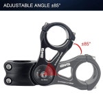 PLATTBK 조절식 핸들바 스템 MTB 31.8mm 자갈길 자전거 핸들바 파이프 35도 연장 자전거 리프트 90/110/145mm : 세천마켓