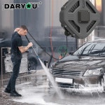 Daryou 개폐식 차고 워터 호스 릴 1/2 인치 X 32 Ft 슈퍼 헤비 듀티 모든 길이 잠금 느린 복귀 시스템 벽 장착 : CleanBox