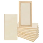 ADXCO 8팩 나무 패널 12인치 캔버스 보드 미완성 유화 아크릴과 함께 붓기 사용 가능 6 x 12 inch : 새벽향 휘경