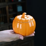 호박 세라믹 항아리 향신료 코르크 매화 자기 정리 접시 단지 작은 송차오 스몰호박캔 무늬 디너 옵션 스몰호박캔 : SweetCart