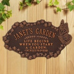 컴포트 하우스 정원 명판 - 미국산 맞춤형 중국 속담 잔디 표지판 # J0640 : 그리톤