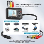 VHS에서 디지털 변환기, 미니 비디오 캡처 장치, DVD, VCR, VHS 테이프, Hi8, RCA, TV 박스, 캠코더 및 게임 시스템으로 비디오 녹화 : 제나듀