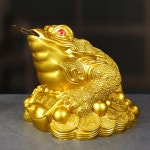 황금 장식 주작 신수 세트 신수장식 백호 19 기원 현무 청룡 높이 개업 금개구리 참고 금개구리 : 이지월드바이