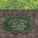 컴포트 하우스 정원 명판 - 미국산 맞춤형 중국 속담 잔디 표지판 # J0640 : 그리톤