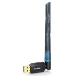 PC 5.4 2024용 블루투스 어댑터, 노트북 키보드 마우스 헤드셋 스피커용 Maxuni USB 블루투스 동글 5.4 EDR 어댑터, 장거리 블루투스... 