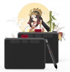 드로잉패드 그림패드 컴퓨터 스마트폰 그림그리기 인강 웹툰 소형 타블렛 : 오엠지몰