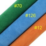 리본 장식용 인조 가죽 롤 양면 스웨이드 벨벳 원단 그린 블루 30x134cm KY006 : 부엉이마켓22