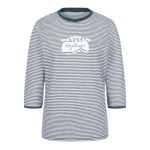 올포유 여성 캐쥬얼 스트라이프 라운드 티셔츠 어버이날 선물 작업복 크로코다일레이디 : 올포유 인후점