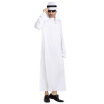 할로윈 카니발 아라비안 로브 두바이 무도회 중동 옷 코스프레 흰색 의상 가장 왕자 Arabian Robe 싱글 사이즈 : 금영코퍼레이션