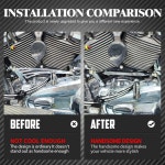 오토바이 기어 변속 레버 알루미늄 연결 장치, 할리 투어링 일렉트라 로드 글라이드 로드 : 아름드리디자인