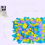 지능 향상 훈련용 카펫 고양이 강아지 다용도 지능 향상 훈련용 느린 식사 카펫 푸드 트레이닝 테이블 카펫 테이블 카펫 : OverseasBulk