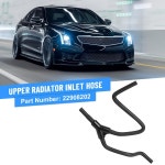 Guteauto 상부 라디에이터 입구 호스, 엔진 냉각수 오버플로 캐딜락 ATS CTS Camaro 4 Cyl 2 0L용 회수 탱크 호스 22908202... 