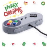 리 게임 컨트롤러, 레트로 게이밍을 위한 SNES USB PC용 슈퍼 클래식 게임패드 조이스틱, 라즈베리 파이, 윈도우, 맥, 리눅스, 안드로이드... 