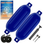 펌프 보트 액세서리장착 도크용 ONOSHIP 펜더 범퍼 세트 부로이 폰툰 20인치 5인치 Blue 23x6.5 : ZoomBuy
