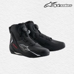 알파인스타 숏 부츠 FASTER-4 BOA SHOES 아시아핏 - BK WH RD : NTB MOTO