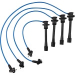 고성능 레이싱 스파크 플러그 와이어, 도요타 4러너 2 7L 1997 1996/ T100 2 7L 1994 1997/ 타코마 2 4L 2 7L 1995 1997 베이스 블루와... 