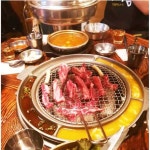 스텐 고기 불판 석쇠 삼겹살 업소 원형 식당 철망 고깃집 그릴 고기판 대 캠핑 타공 : 주앤준25