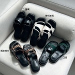 [G3282] 클라쓰 여름 뮬 슬리퍼 여성 스퀘어 데일리 슬리퍼 : 새로이클라쓰